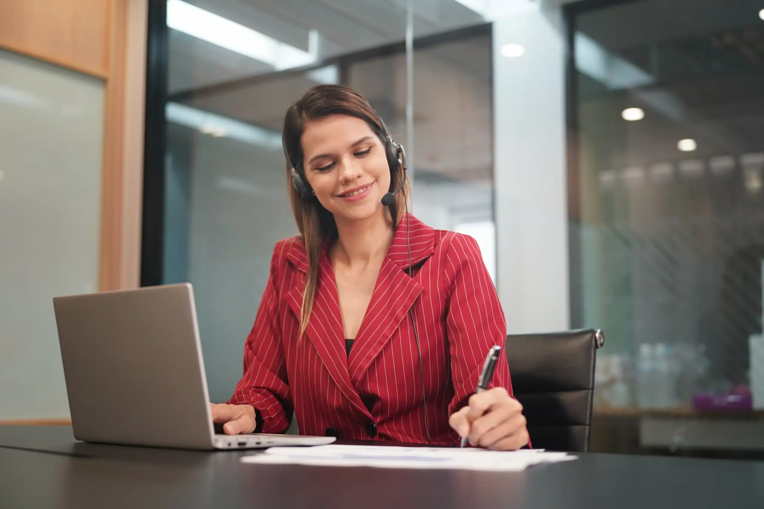 financial services virtual receptionist