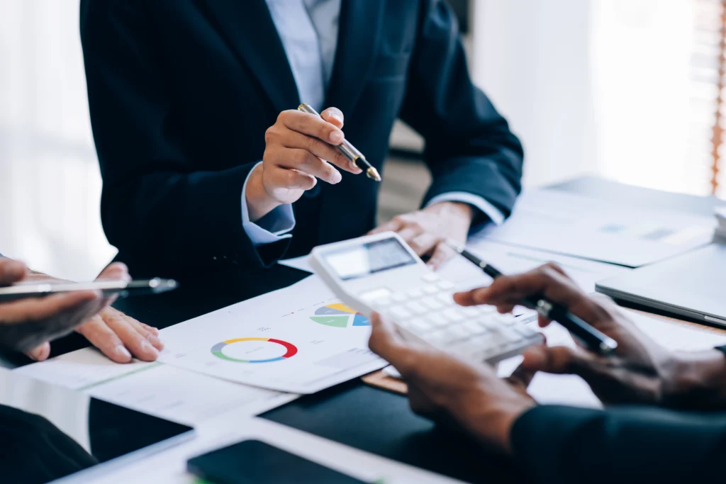 What CFOs Actually Outsource in 2026: A Finance and Accounting Decision Framework 1 Accountant team reviewing financial documents as part of a nearshore accounting outsourcing services engagement