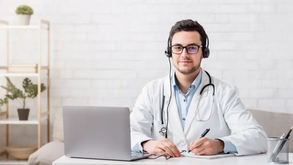 What Is a Patient Care Coordinator? Role, Duties, and How to Hire One 1 Remote patient care coordinator coordinating a telehealth visit with a patient