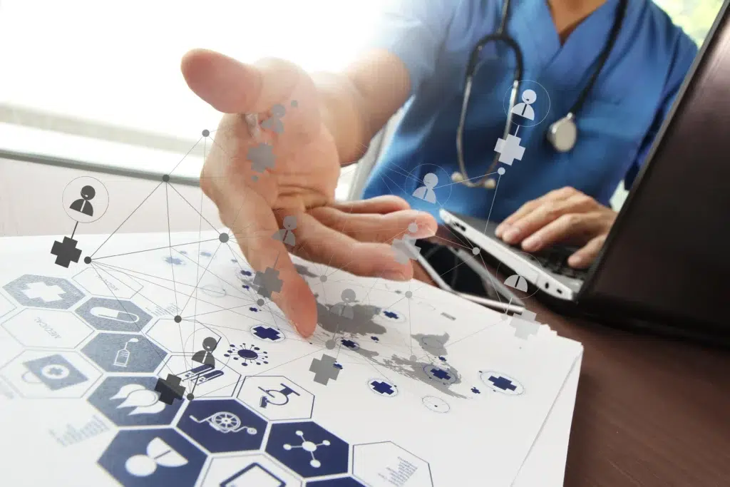 Before You Outsource Healthcare Billing, Ask These Three Compliance Questions 1 Healthcare professional managing digital workflows — the kind of operations a SOC 2 compliance checklist helps protect in outsourced medical billing
