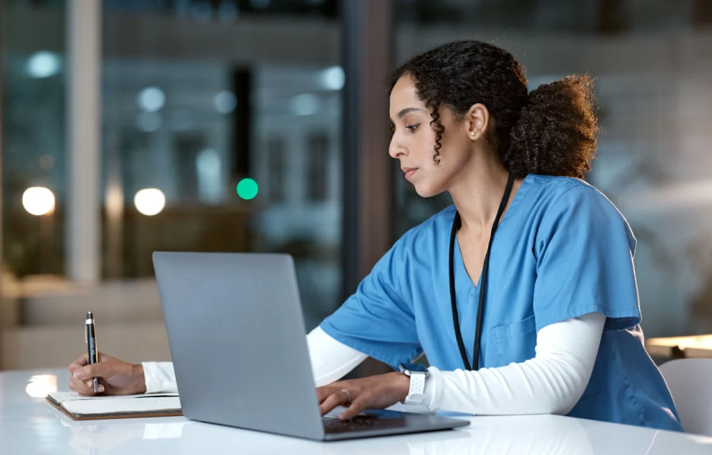 Clinical staff member managing late billing submissions for 99211 CPT code established patient visits in 2026