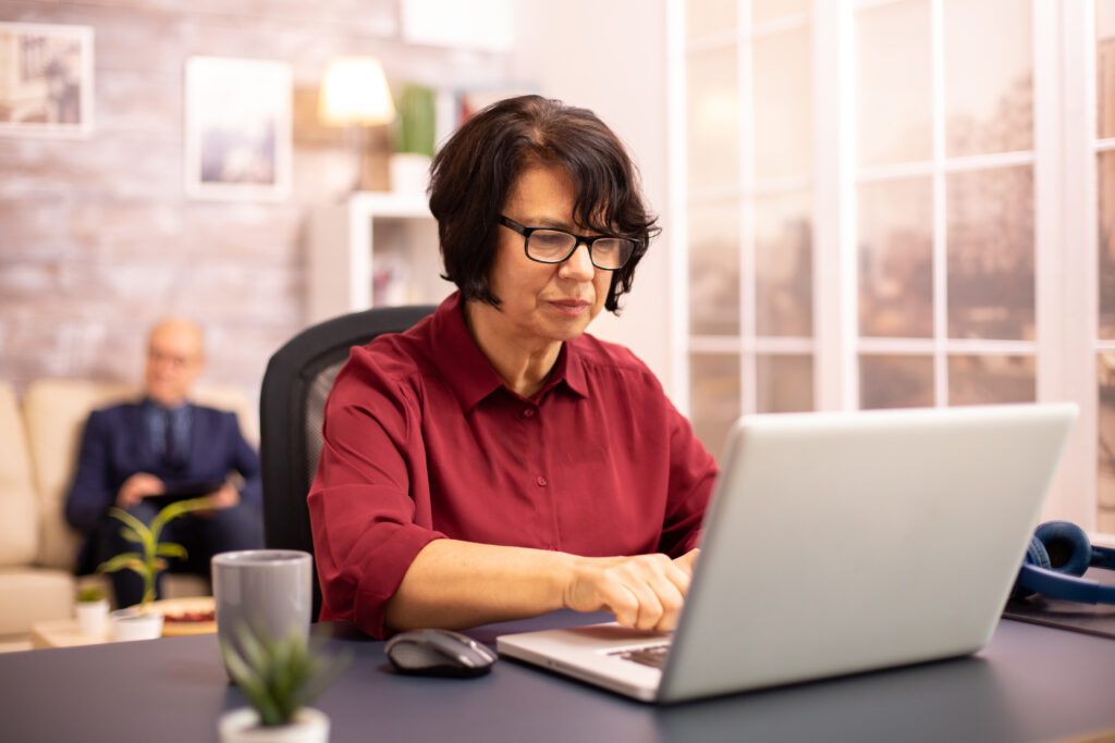 Home health billing outsourcing specialist managing claims remotely
