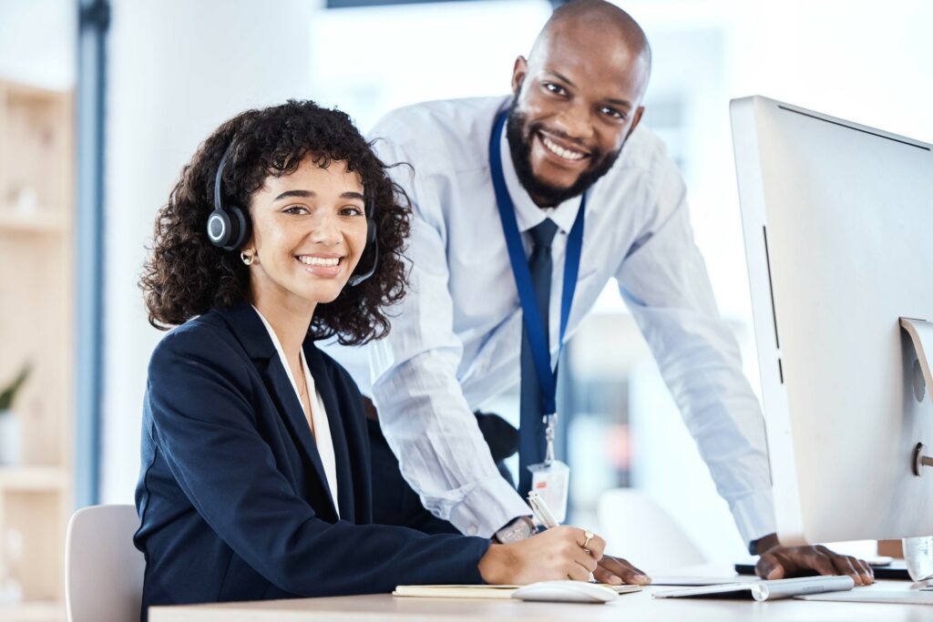 Medical billing specialists discussing outsourced DME claims submission