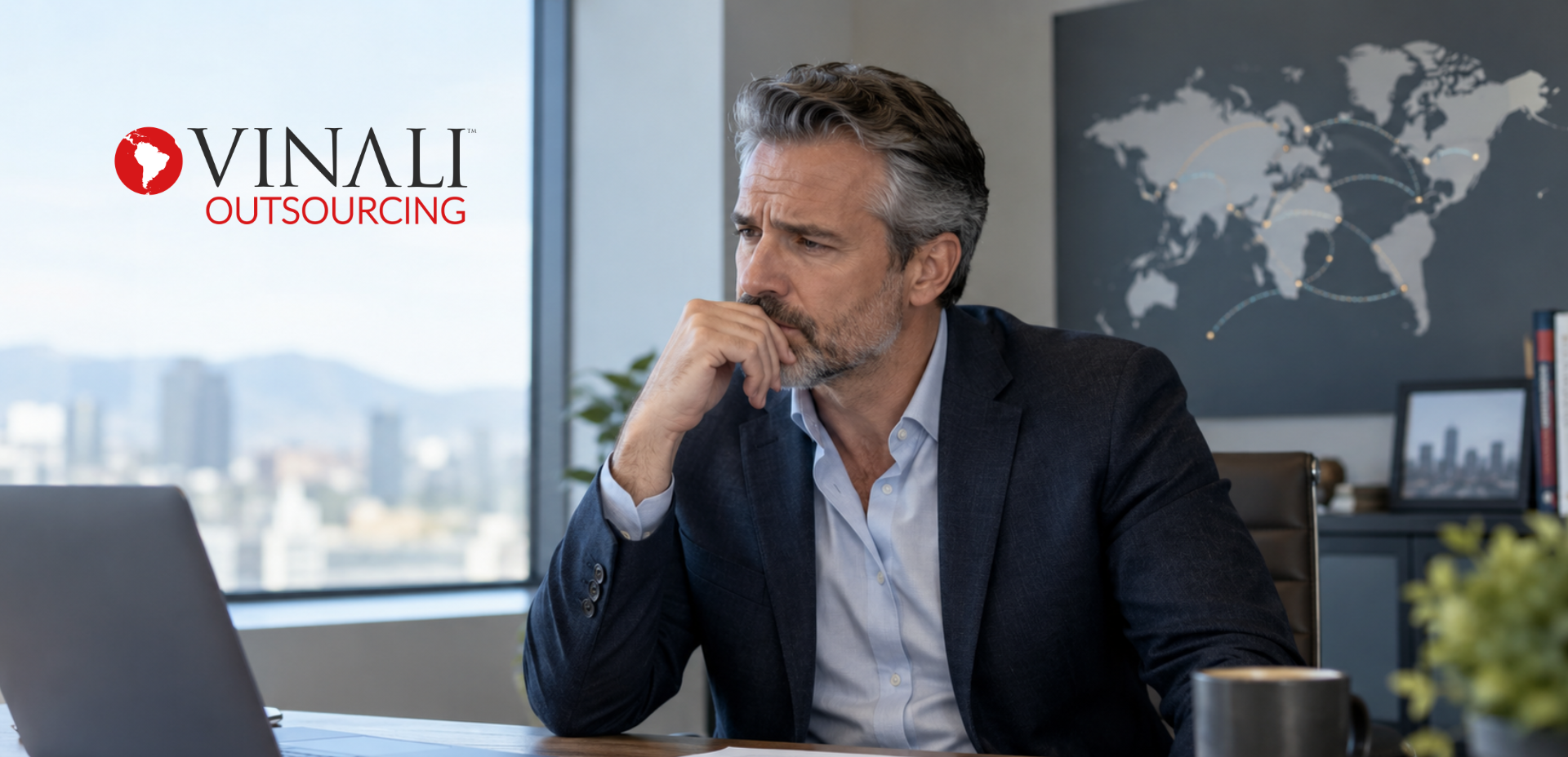 Business leader weighing offshore staffing options for his company | Vinali Group